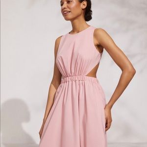 Pink dress with cut outs